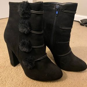 JustFab black Isabella Booties